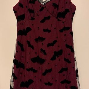 NWT ROMWE bat lace dress medium